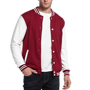 Veste d'hiver de style hip-hop américaine pour hommes, produit tendance, veste de baseball en laine épaisse pour hommes - Product Image 1