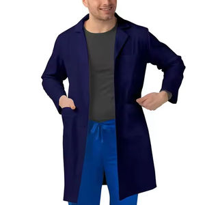 Blouse de laboratoire blanche en gros, uniforme d'infirmière, coton unisexe, OEM, vente chaude, produits hospitaliers et de laboratoire, blouses de pharmacie - Product Image 6