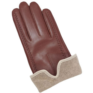 New Winter Season Fashion men & Women Lady Soft Leather Dressing Gloves Winter Warm with fur women Driving Gloves - Product Image 5