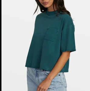 Top Corto Deportivo para Mujer, Diseño Moderno, Casual, Resistente al Viento, para Uso en Exteriores, Color Sólido, Ropa de Yoga, 100% Algodón, Cómodo y Transpirable - Product Image 6