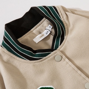 Letterman Varsity <b>Jacket</b> for Men & Women 100% Woolen Baseball College <b>Jacket</b> Stand Collar <b>Winter</b> Wear-OEM Service Available - Product Image 6