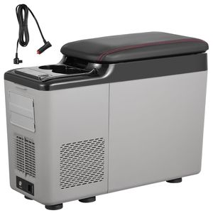 Frigorifero per Auto a Zona Singola da 15 L, 12/24V, Congelatore Portatile con Range Regolabile e Spina EU, 4-68°F, per Uso su Bracciolo - Product Image 1