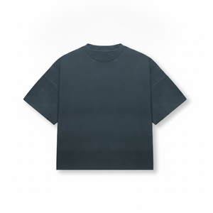 เสื้อยืดคอกลมแขนสั้นทรงปกติสำหรับผู้ชาย สีพื้น ผ้าเจอร์ซีย์ถักเนื้อผ้าฝ้าย สวมใส่สบาย - Product Image 3