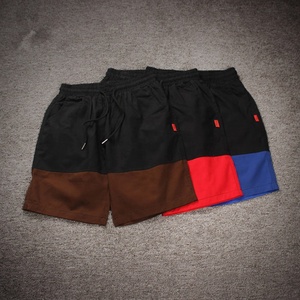 Vente en gros Short d'été unisexe à séchage rapide 100% coton Short de bain pour hommes bicolore couleur unie écologique Beach Swim Run Nylon - Product Image 4