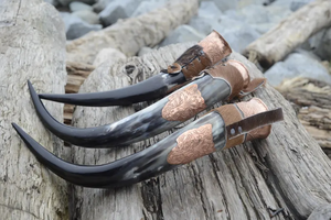 Copa de Vino Blanco Estilo Vikingo Hecha a Mano, Auténtica, Duradera, Clásica, Ecológica y Apta para Lavavajillas - Product Image 6