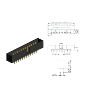 กล่องเชื่อมต่อขนาดกะทัดรัด 2.00 มม. สำหรับอุปกรณ์อัตโนมัติ - Product Image 2