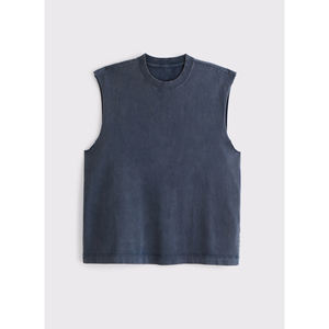 Camiseta sin mangas para hombre, chaleco deportivo, camiseta de tirantes para entrenamiento, top sin mangas para fitness, ropa transpirable de yoga de talla grande OEM - Product Image 1