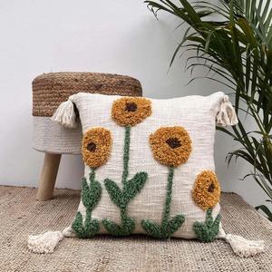 Funda de Cojín 100% Algodón Puro en Oferta, con Tela Suave y Transpirable y Diseño Elegante para Sala de Estar, Dormitorio y Sofá Modernos - Product Image 4