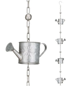 Cadena de lluvia de aluminio personalizable al por mayor, inspirada en diseños centenarios de Japón, que refleja la arte funcional. - Product Image 6