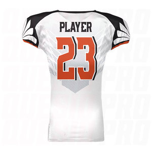 Jersey de Fútbol Americano Personalizado OEM, Manga Corta, Tejido Transpirable de Alto Rendimiento, Número y Nombre del Equipo Personalizados, Talla Grande, Duradero - Product Image 6