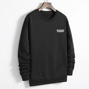 Sweat-shirts d'hiver pour hommes, nouveau design, avec logo personnalisé imprimé, teinture unie, 100% coton, décontractés et confortables - Product Image 2