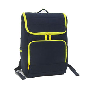 Mochila escolar moderna con bloques de color, tela resistente al agua, compartimento acolchado interno para portátil de 15.6 pulgadas y mochila escolar. - Product Image 2