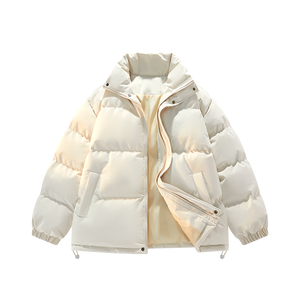 Blouson matelassé surdimensionné personnalisé de l'usine de vente en gros de blousons matelassés pour les magasins universitaires - Product Image 6