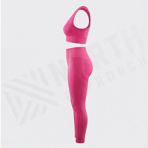 Conjunto de Yoga para Mujer con MOQ Bajo, Color Sólido Personalizado, Último Diseño, Ropa Deportiva para Gimnasio, Ropa de Entrenamiento al por Mayor - Product Image 3