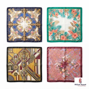 Custom Printed Short <b>Scarf</b> Fabric High Quality OEM ODM White Label Textile Manufacturer Fashion Accessories Export Supplier - Product Image 6