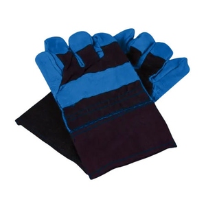 Gants de travail de sécurité en cuir de vachette de haute qualité certifiés CE, épaisseur 11 oz, résistance à la chaleur, protection des mains et des bras pour l'industrie - Product Image 2