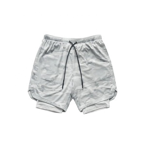 New Arrival Men's Fitness Workout <b>Shorts</b> With Inner <b>Compression</b> <b>Shorts</b> - Product Image 1