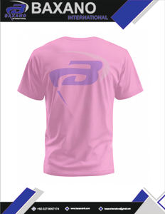 Camiseta con cuello en contraste rosa estampada de la hermandad Jack And Jill Of America, 100% algodón, estilo urbano, camiseta de la hermandad JAJOA - Product Image 5