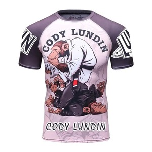 OEM Design Compression Mma Rash Guard,bjj Rashguard,custom Sublimated <b>Printed</b> Mens Rash Guard - Product Image 2