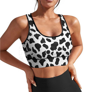 Sujetador deportivo de sublimación para mujer, diseño personalizado, transpirable, cómodo, ropa deportiva para gimnasio, en venta. - Product Image 2