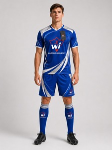Soccer Uniform Advanced Soccer Team Apparel Full Sublimation Jersey And Shorts Comfortable Breathable <b>Athletic</b> Wear For Practice - Product Image 1