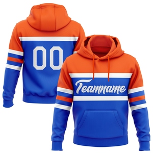 Sudadera con Capucha OMMiZ INDUSTRY al por Mayor, Nuevo Diseño Personalizado, Cosida, Roja y Azul Marino, Estilo Papel Desgarrado 3D, Patchwork, Poliéster/Algodón - Product Image 1