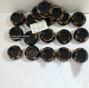 Quemador de incienso eléctrico Bakhoor árabe de lujo, soporte de incienso de Metal negro portátil recargable, regalo de boda - Product Image 2