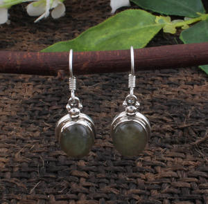 Pendientes de Plata de Ley 925 con Labradorita Natural, Diseño de Gota de Fuego Azul, Hechos a Mano, con Piedra Preciosa en Forma de Lágrima, Joyería de Lujo para Boda, Regalo para Mujer - Product Image 6