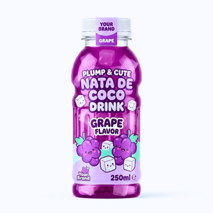 น้ำมะม่วงผสมเนื้อมะพร้าว บรรจุขวด เครื่องดื่มปรุงแต่งรสชาติ 250 มล. ฉลากสั่งทำ OEM Datafa - Product Image 4