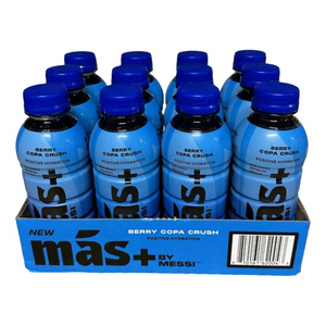 Mas+ Positive Hydration Punch <b>Berry</b> Copa Crush MAS+ Energy Drink 12 Pack - Product Image 1