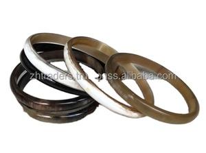 การออกแบบที่ดีที่สุดสำหรับงานหมั้นปาร์ตี้เครื่องประดับเขาควายทำด้วยมือสำหรับผู้ชายกำไลเขาจากอินเดีย - Product Image 2