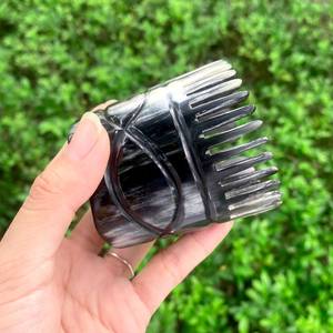 Rodillo de Masaje de Cuerno de Búfalo Natural Hecho a Mano, Ayuda a Suavizar la Piel y a la Circulación Sanguínea, Peine de Cuerno para Masaje, Herramientas de Masaje, Herramientas Corporales - Product Image 4