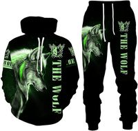 Kışlık Slim Fit Baskılı Büyük Beden Kalın %100 Pamuk Kapüşonlu Sweatshirt Pantolon 2 Parça Eşofman Takımı Erkek Kadın