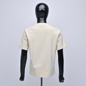Wholesale Premium Quality Custom <b>Sequin</b> Embroidery Casual Womens <b>T</b>-<b>shirt</b> O Neck Cotton Short Sleeve Tee 220g - Product Image 5