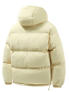 Custom Made Winter Women's Solid <b>Puffer</b> <b>Jackets</b> with Logo Design Thick Warm Short <b>Crop</b> Coats Quilted Nylon Full Sleeve Regular - Product Image 2