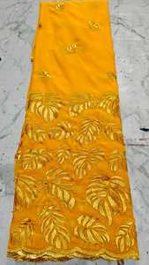 High Quality Woven Combed Cotton Voile <b>Fabric</b> Breathable Embroidery Traditional Multicolour Women's Thoub Lafaya Sudanese <b>Medium</b> - Product Image 3