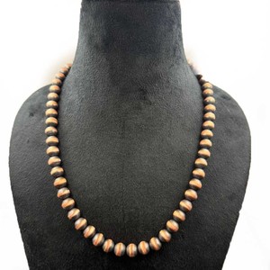 Collier Navajo en cuivre à billes, fait main, oxydé, avec collier en cuivre / Perles en cuivre Navajo toutes tailles, très demandé - Product Image 3