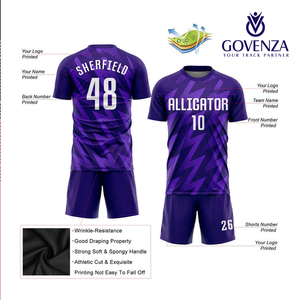 Uniforme de Fútbol Personalizado con Impresión por Transferencia de Calor, Jersey de Fútbol Unisex de Malla, Logotipo OEM, Ropa Deportiva de Equipo, Pantalones Cortos Transpirables para Verano - Product Image 2