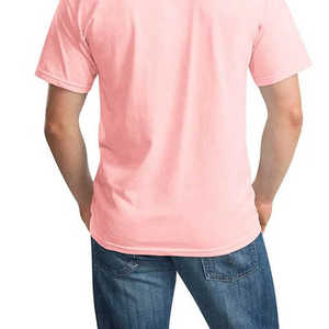 T-shirts pour hommes de qualité supérieure 100% coton, col en V, design tendance, coupe ajustée, t-shirts unis, hauts pour hommes, t-shirt à manches courtes pour hommes - Product Image 4