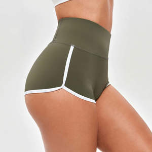 Shorts de yoga et de sport taille haute personnalisés pour femmes, extensibles, grandes tailles, été - Product Image 4