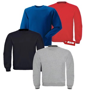 Custom Waffle Textured Crewneck Sweatshirt <b>Black</b> Pullover Blank Plain <b>Men</b> Quilted Jacquard Cotton Fleece Streetwear Regular Fit - Product Image 5
