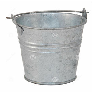 Wholesale Black Galvanized Pail Buckets Metal Mini Pails With Handles Galvanized Pail Buckets For Events Decoration In <b>Low</b> Price - Product Image 6
