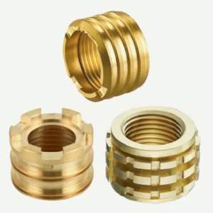 Inserts en laiton PPR pour raccords de tuyauterie en plastique, douilles filetées internes moletées pour soudage par fusion thermique et systèmes de plomberie - Product Image 1