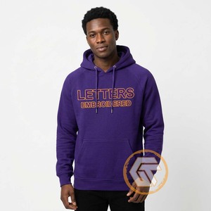 Sudadera con Capucha Bordada de Felpa 100% Algodón Personalizada para Fraternidad y Hermandad - Sudadera de Invierno para Hombre de Alta Calidad - Product Image 3