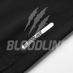 Pantalones Cortos Deportivos para Hombre Bloodline, Cintura Media, Cordón Elástico, Secado Rápido, Estampado, Logotipo Frontal, Negro - Product Image 5