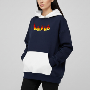 Sudadera con Capucha para Mujer, Personalizada al por Mayor, con Logotipo Bordado en 3D, Lavado Ácido, Estampada, Cómoda, Estilo Urbano, Hip Hop, Ropa de Invierno - Product Image 1