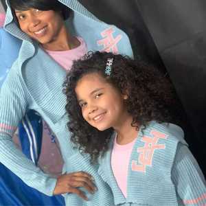 Suéter de Punto Azul Jack and Jill, Manga Larga, Estilo Juvenil, Casual y Moderno - Product Image 3