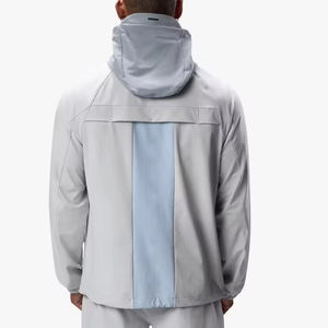 Chaqueta Deportiva Cortavientos con Logotipo Personalizado OEM, MOQ Bajo, Proveedor de Ropa Deportiva Ligera, Conjunto de 2 Piezas, Chaqueta Cortavientos - Product Image 6