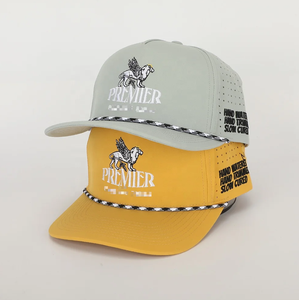 Nuevas Gorras de Golf de Moda Ajustables con Corte Láser, Impermeables, con Parche de Goma Personalizado, Perforadas, con Hebilla de Cobre Dorado, Unisex - Product Image 1