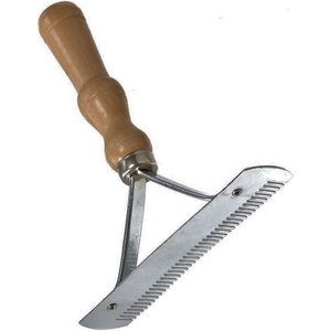 หวีเข็มแบบใช้ซ้ำได้ ORTHO GENIX พร้อมด้ามไม้ สำหรับการดูแลสัตว์ในฟาร์มและปศุสัตว์ เครื่องมือดูแลสัตว์แบบใช้มือ - Product Image 4